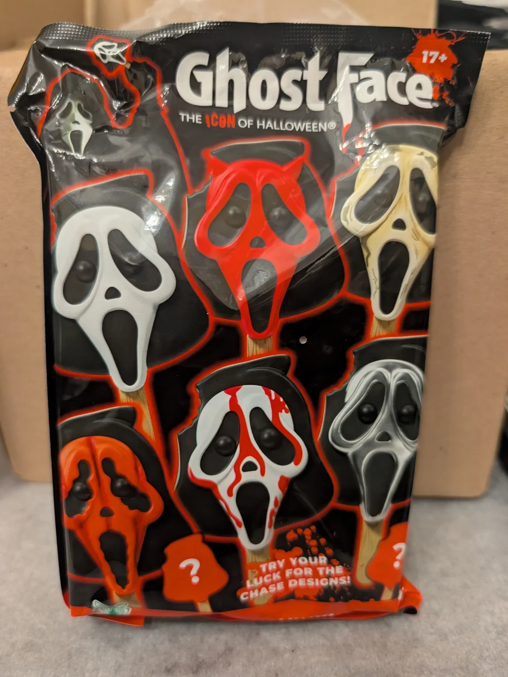 Ghost Face Mystery Vinyl Figure - Black & Red